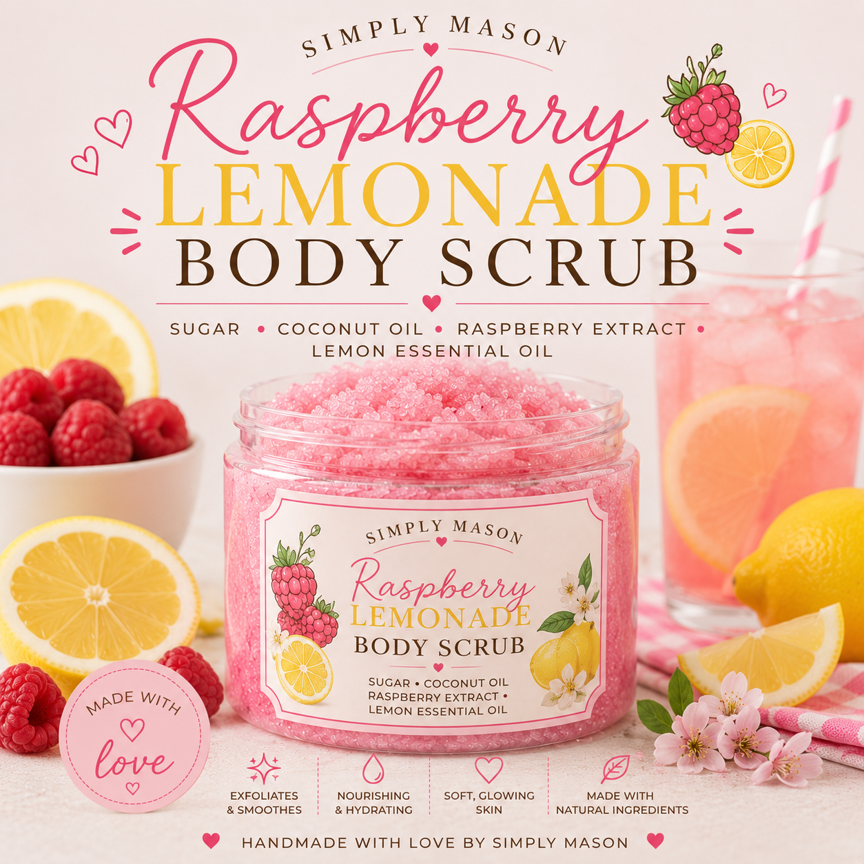 RASPBERRY LEMONADE BODY SCRUB